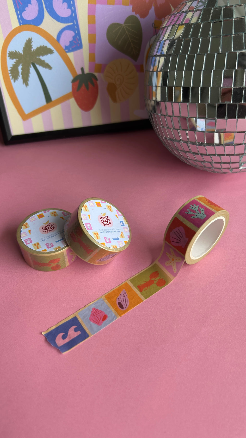 Washi tape coquillages 🐚