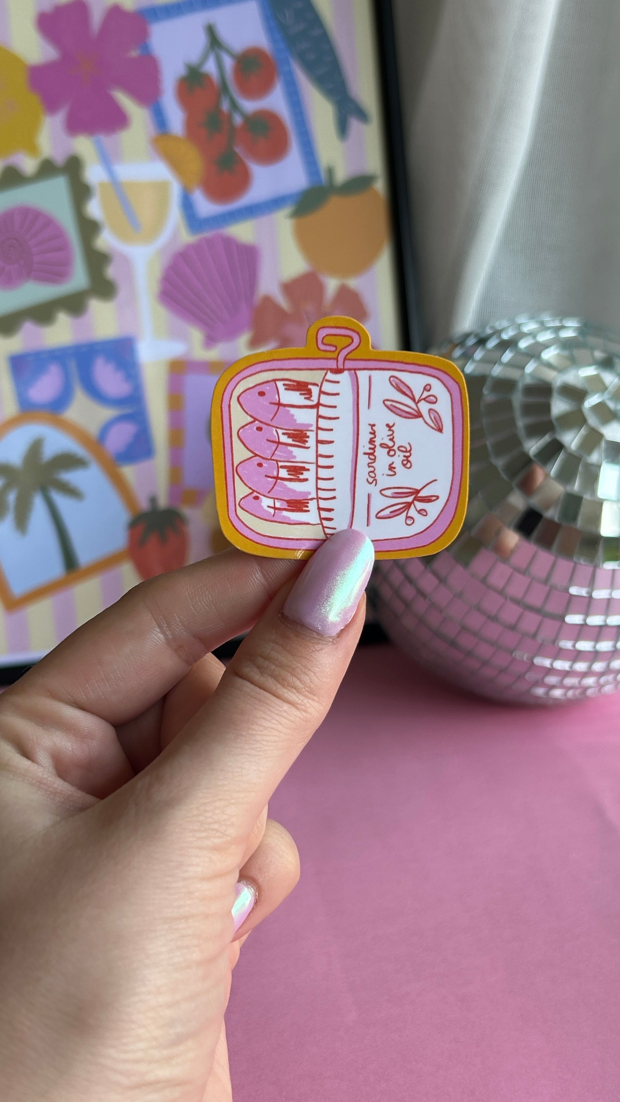 Sticker boite de sardines 🫒