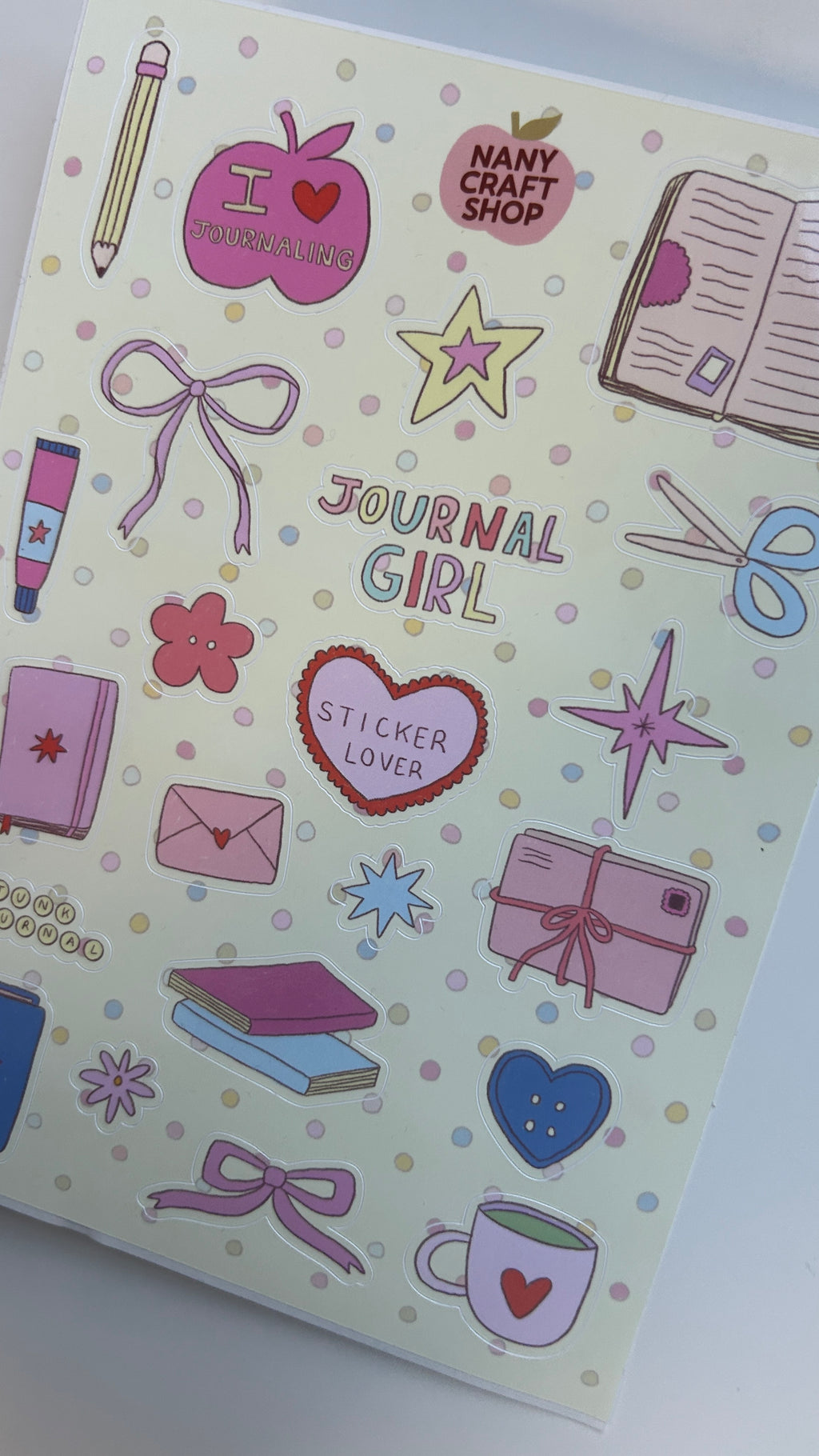 Planche stickers Crafty Girl A5 ✂️