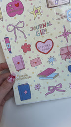 Planche stickers Crafty Girl A5 ✂️