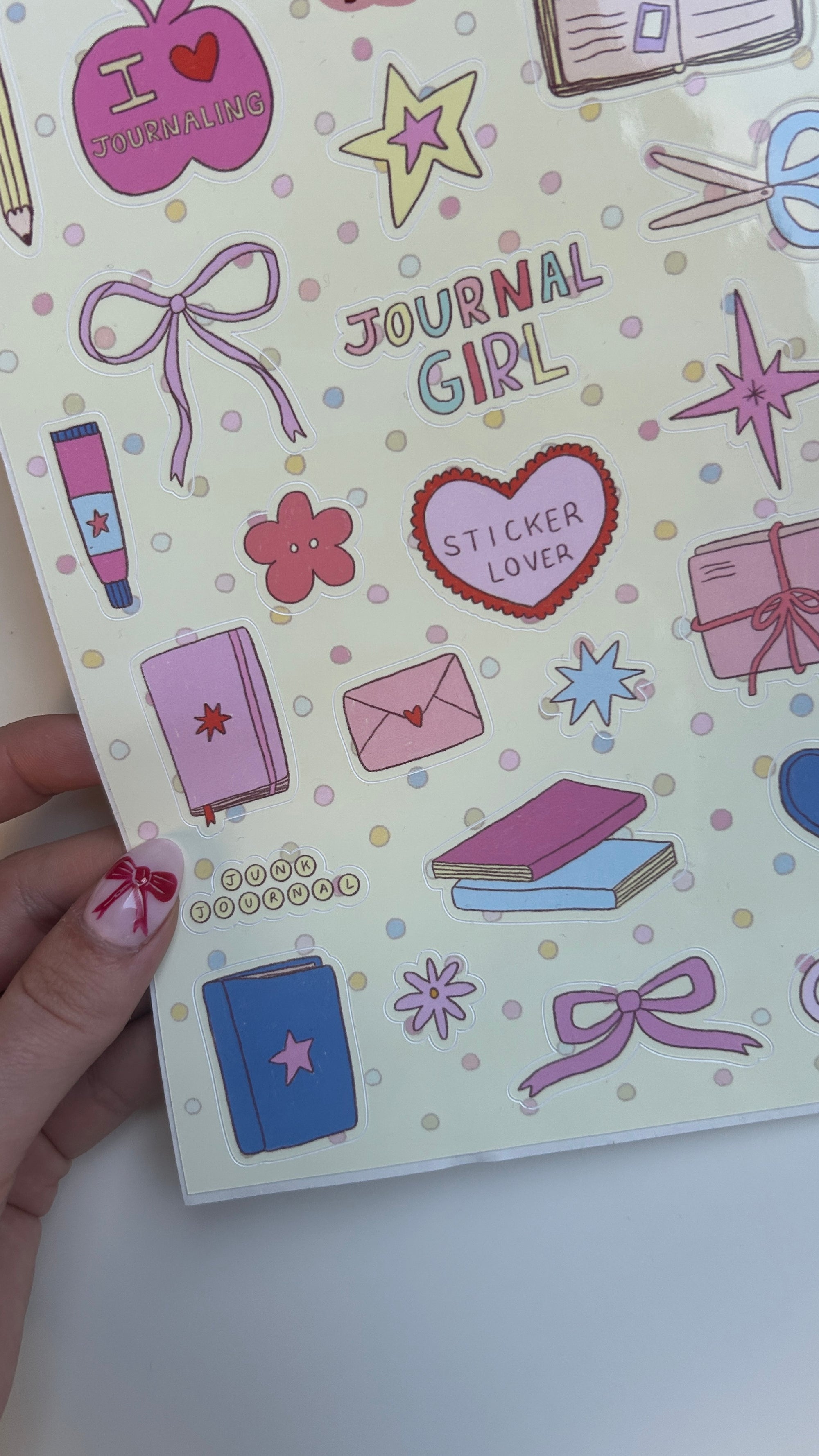 Planche stickers Crafty Girl A5 ✂️