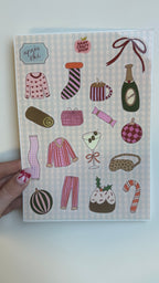 Planche stickers Décembre A5