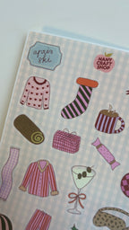 Planche stickers Décembre A5