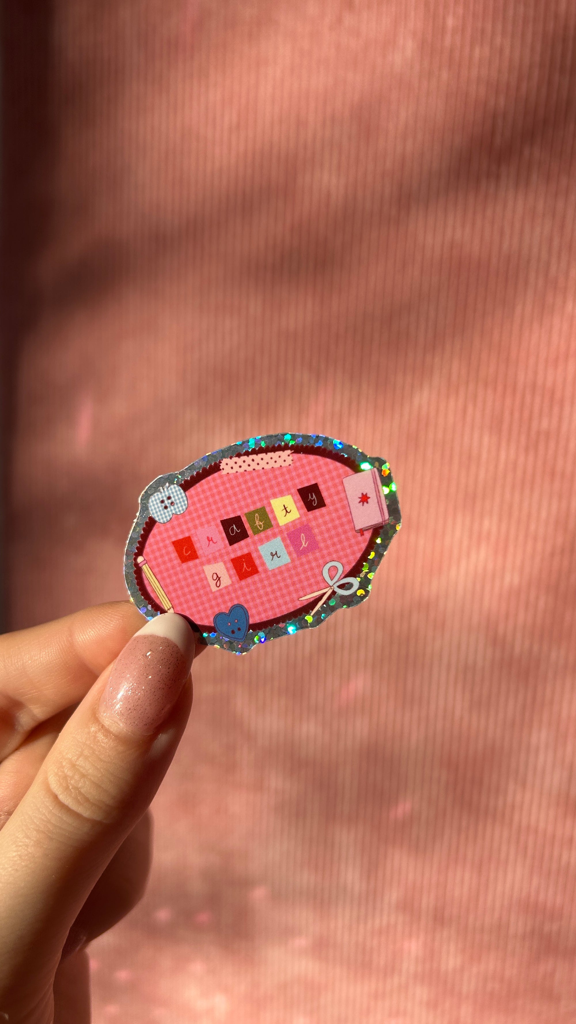 Sticker Crafty Girl