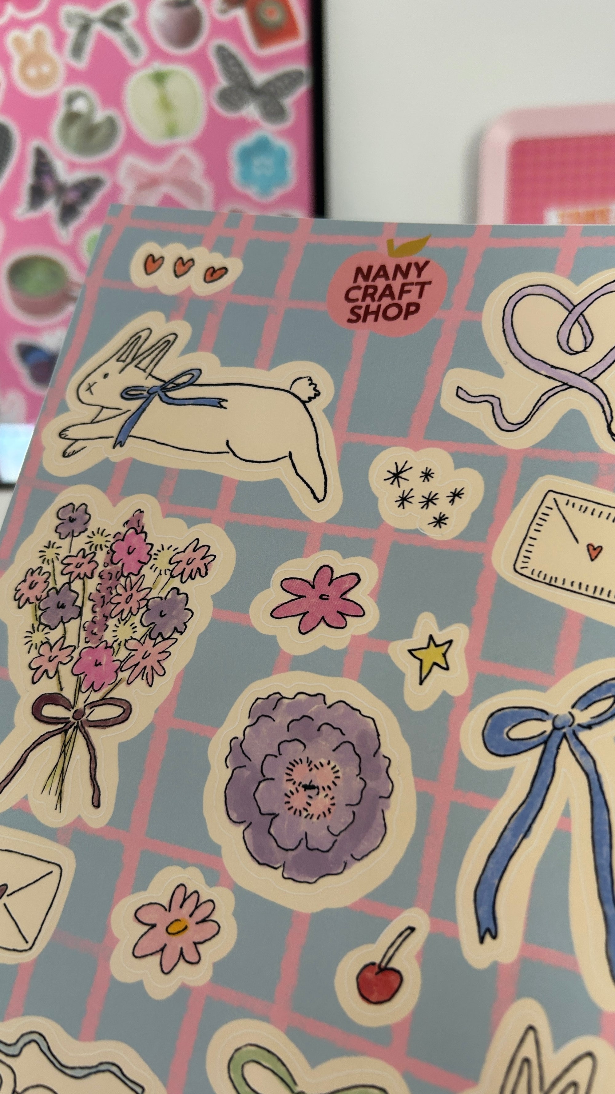 Planche stickers MARS A5