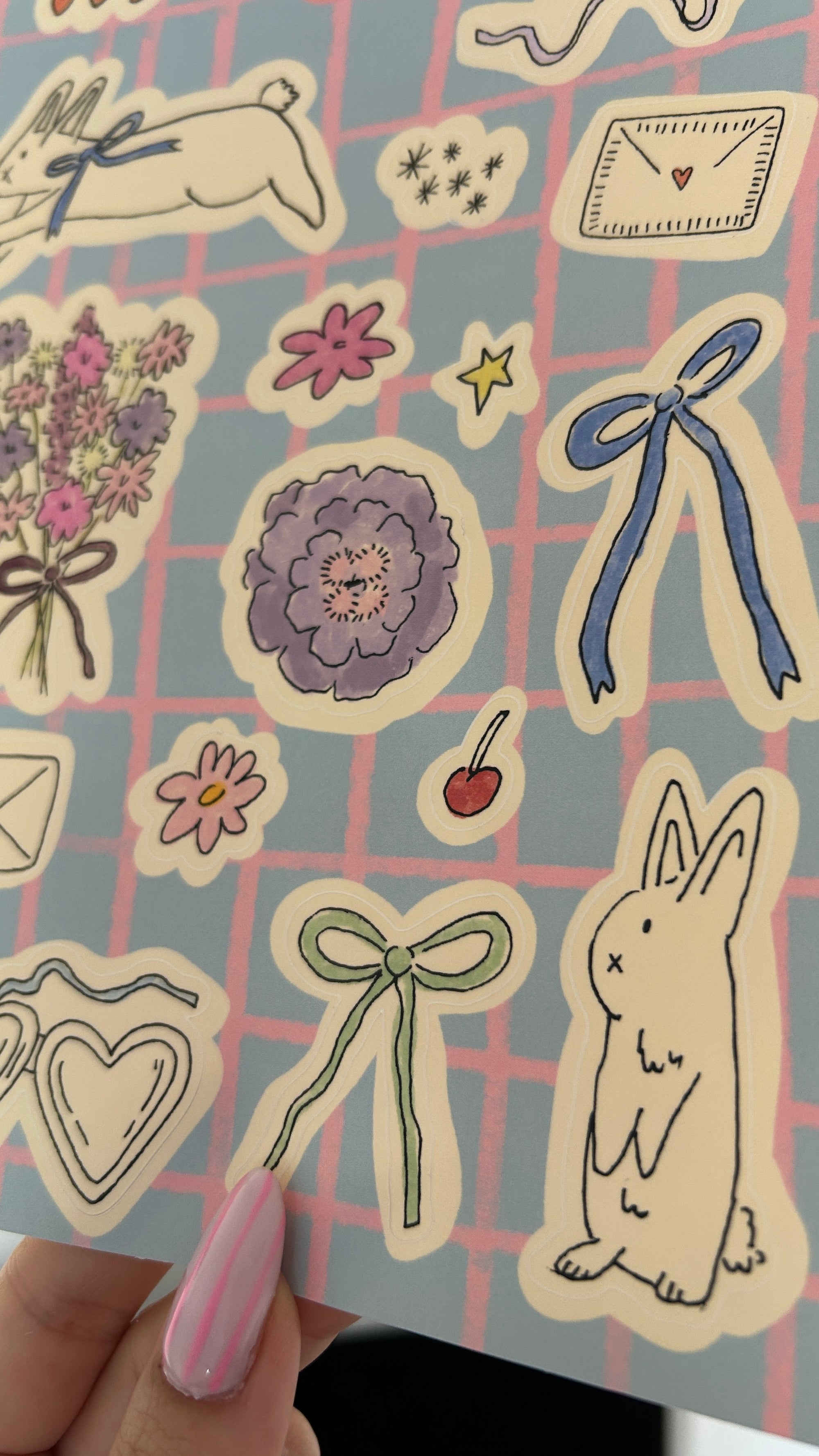 Planche stickers MARS A5
