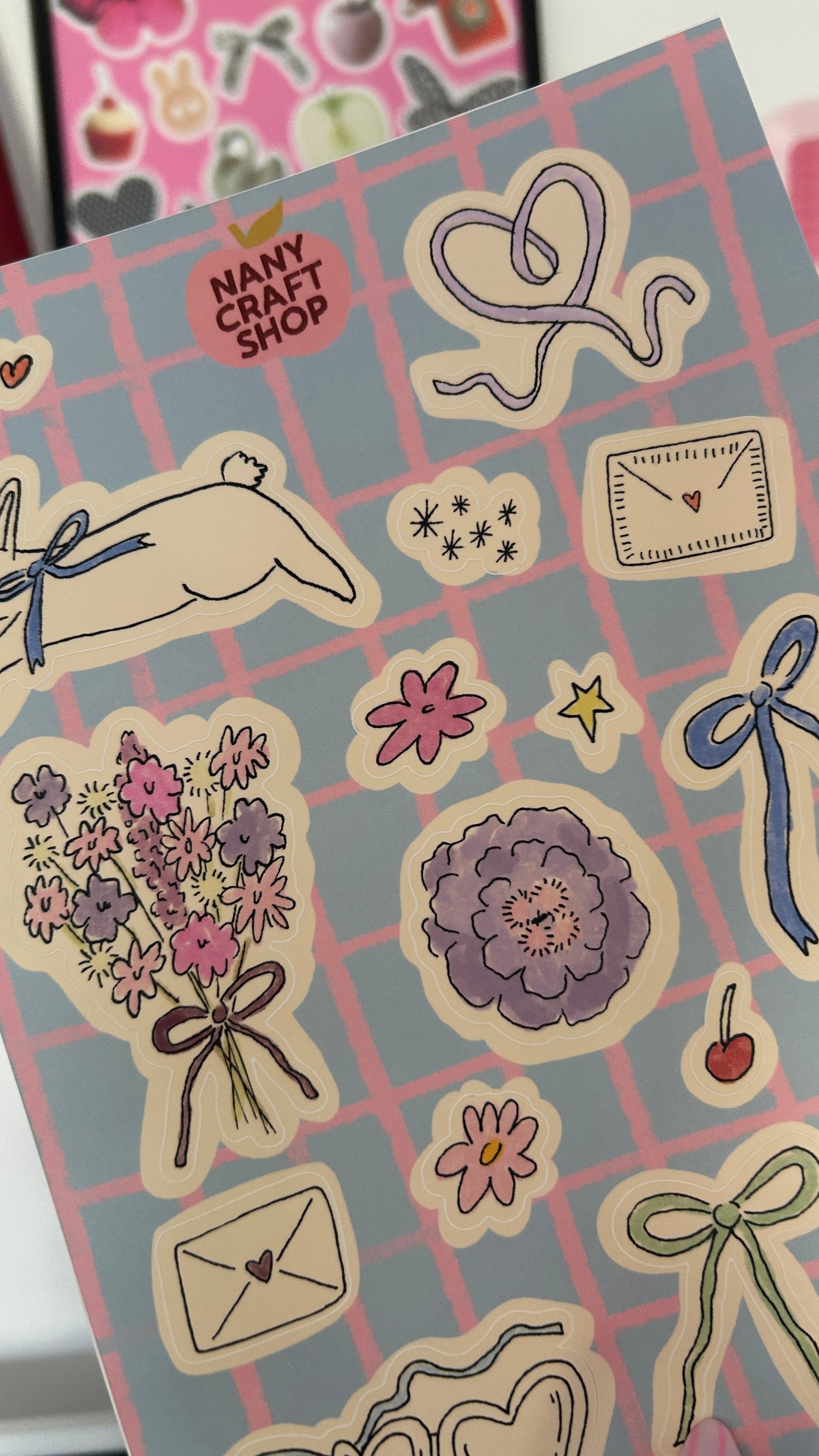 Planche stickers MARS A5