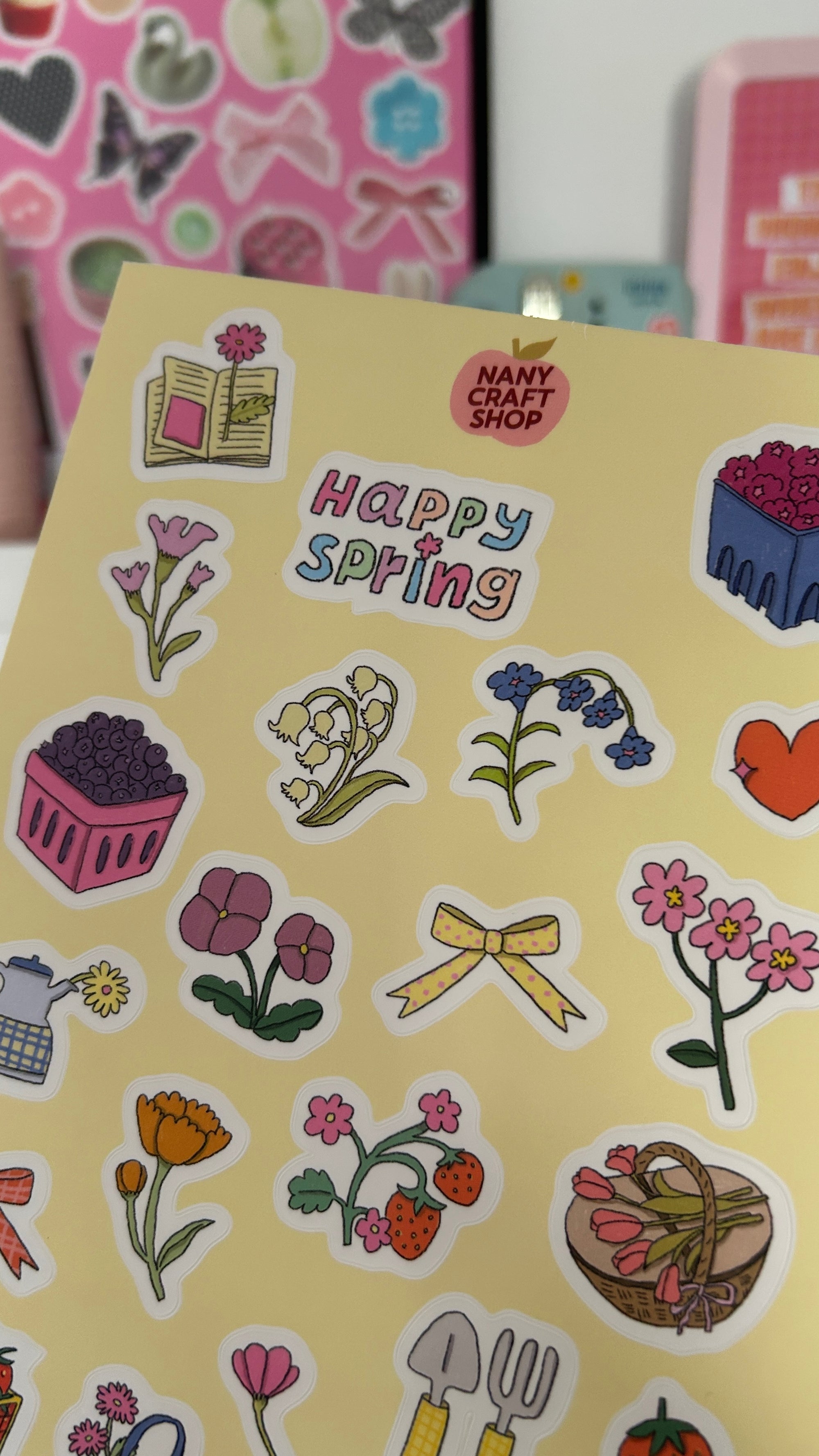 Planche stickers AVRIL A5