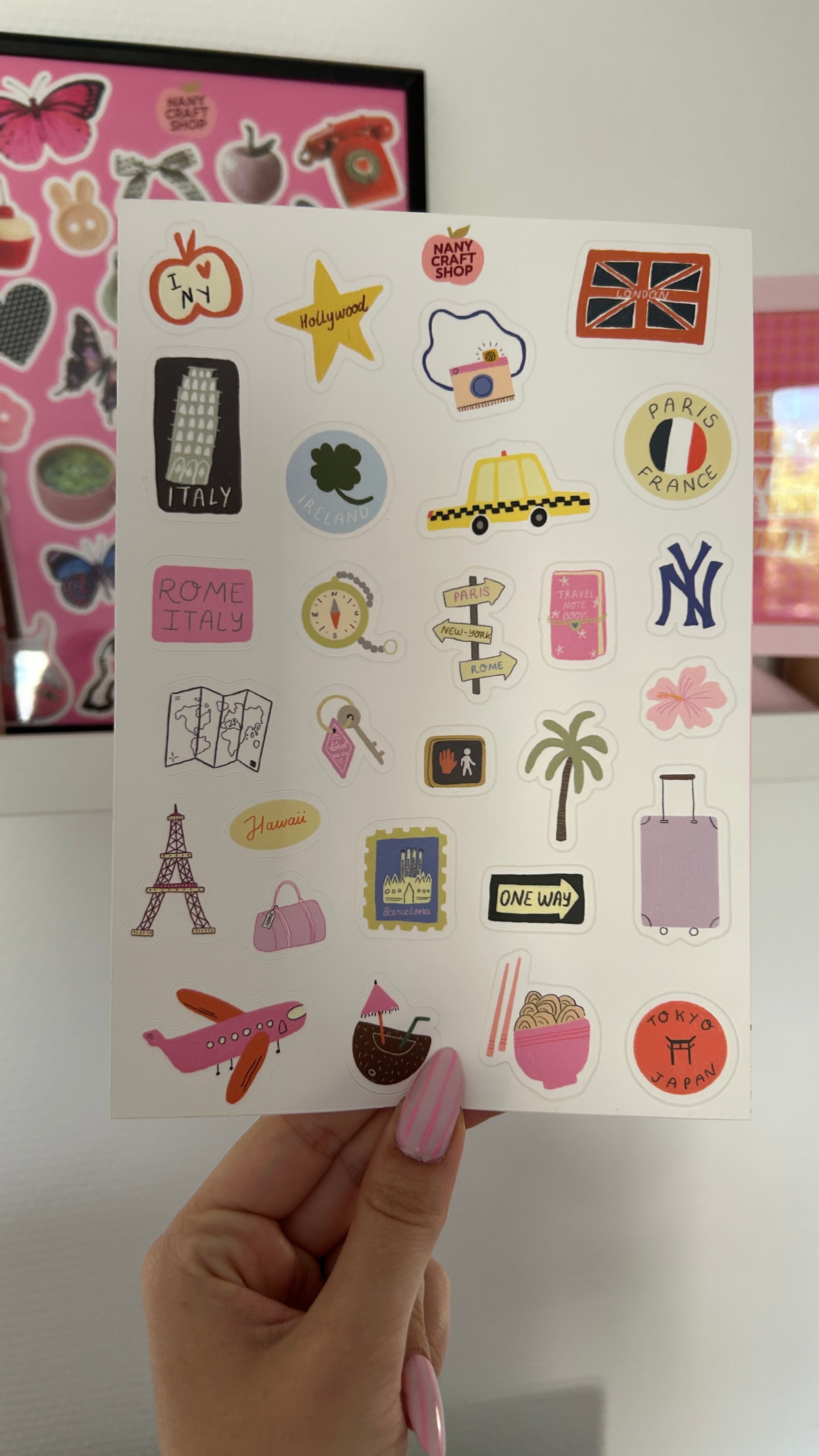 Planche stickers MAI A5