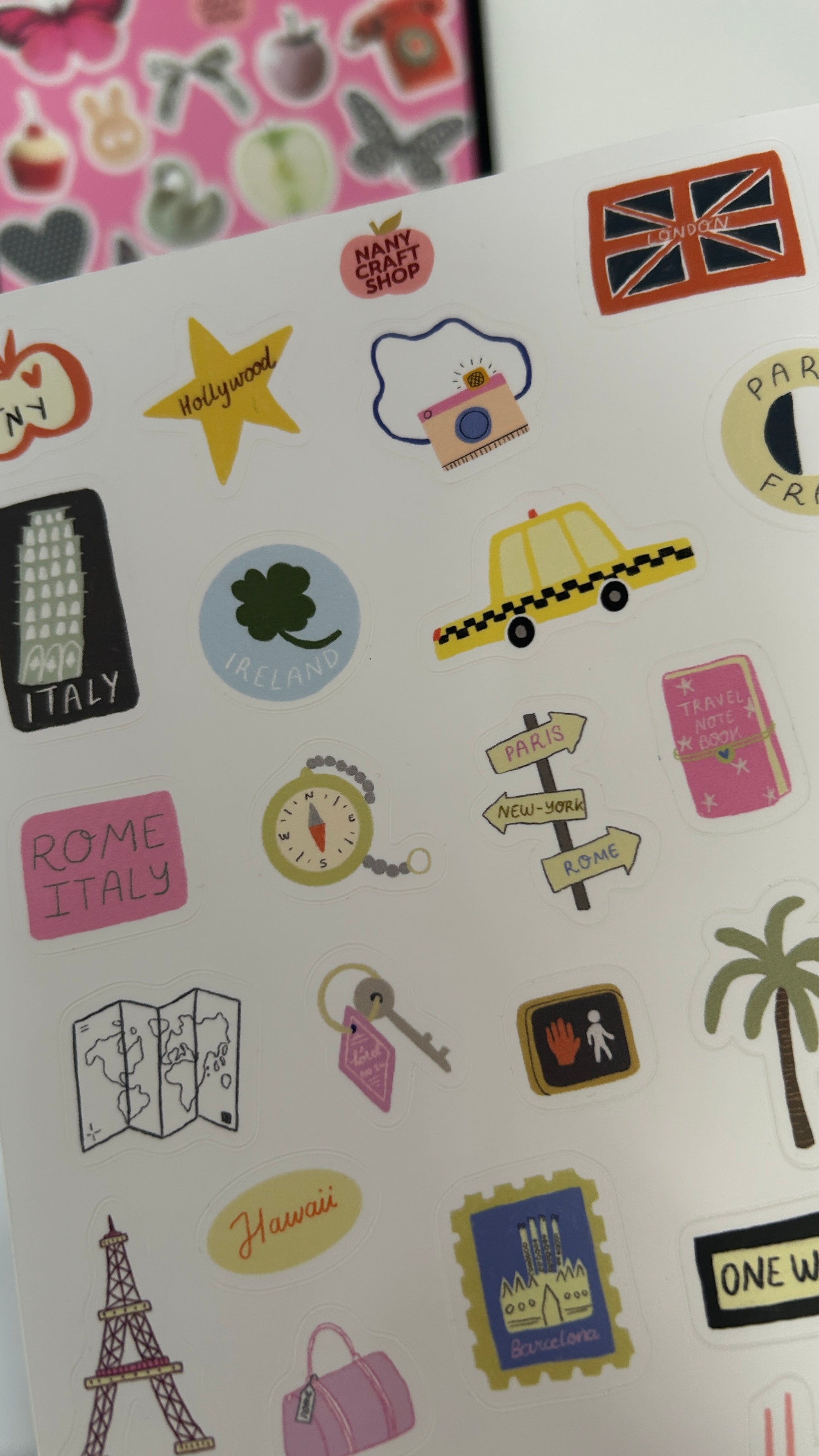 Planche stickers MAI A5