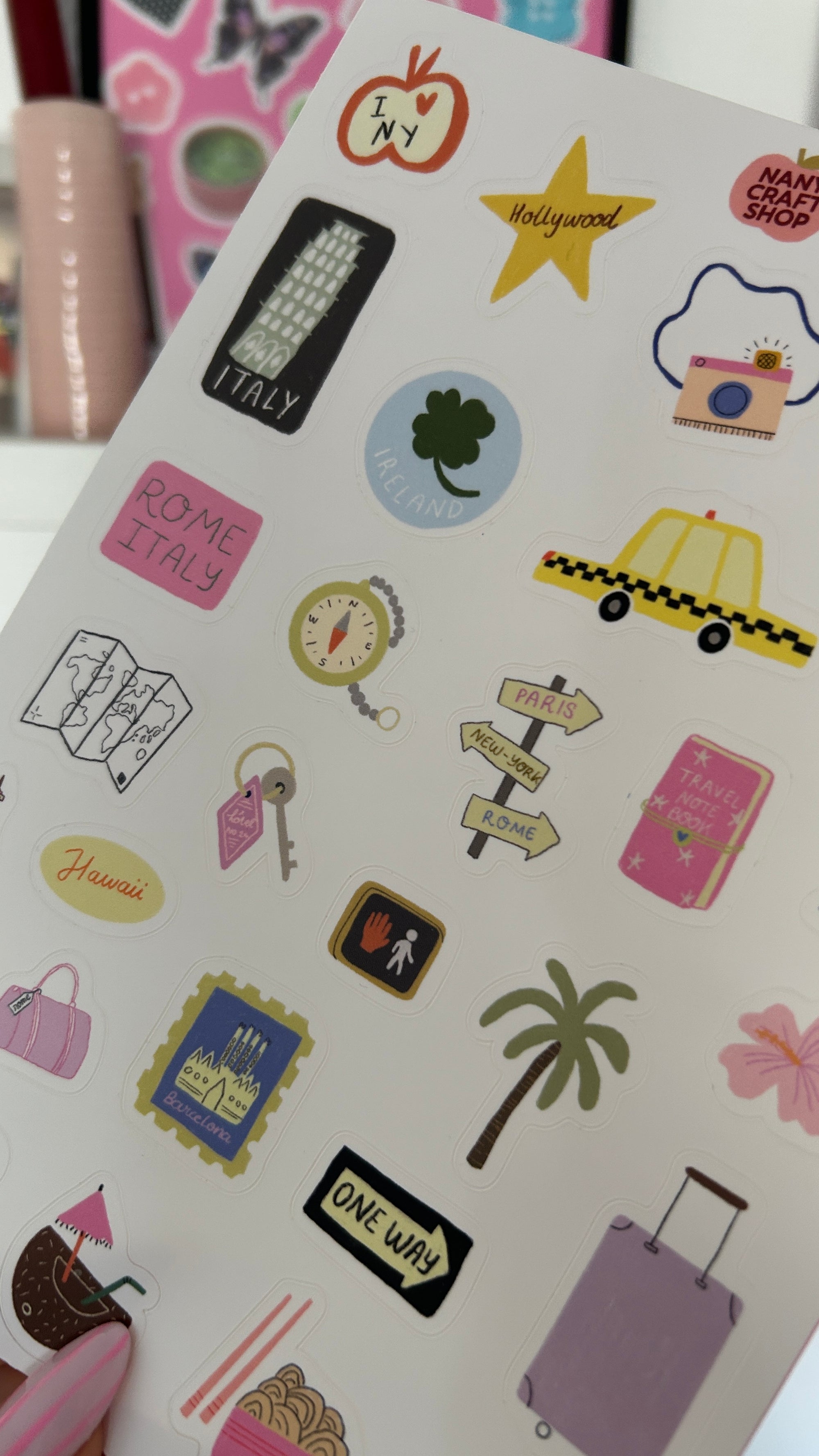 Planche stickers MAI A5
