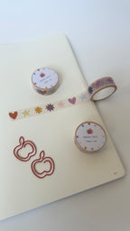 Washi Tape - coeurs et étoiles