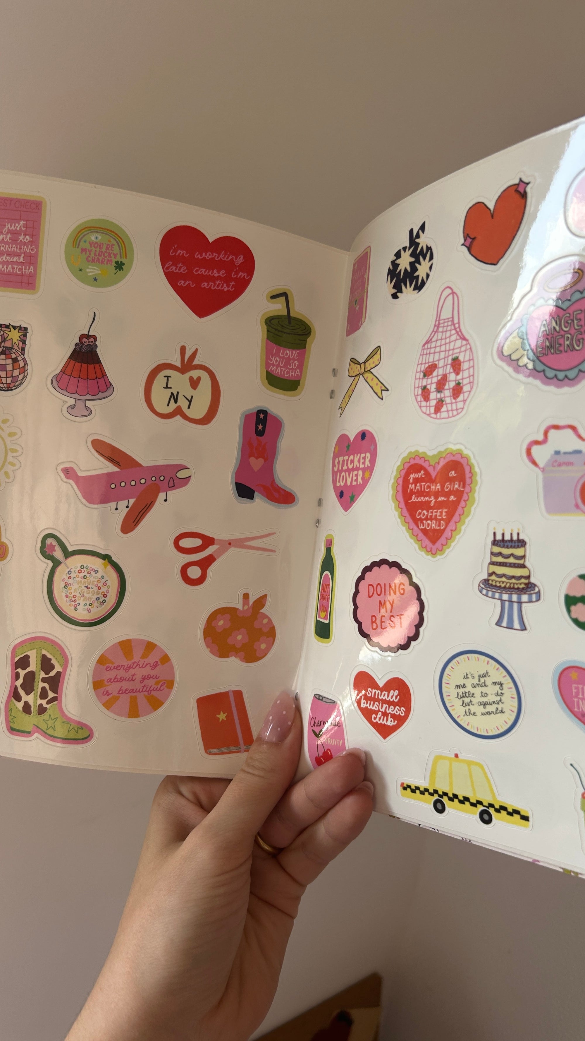 🍎 STICKER LOVER MINI BOOK edition 2 🍎carnet de + de 150 stickers A5