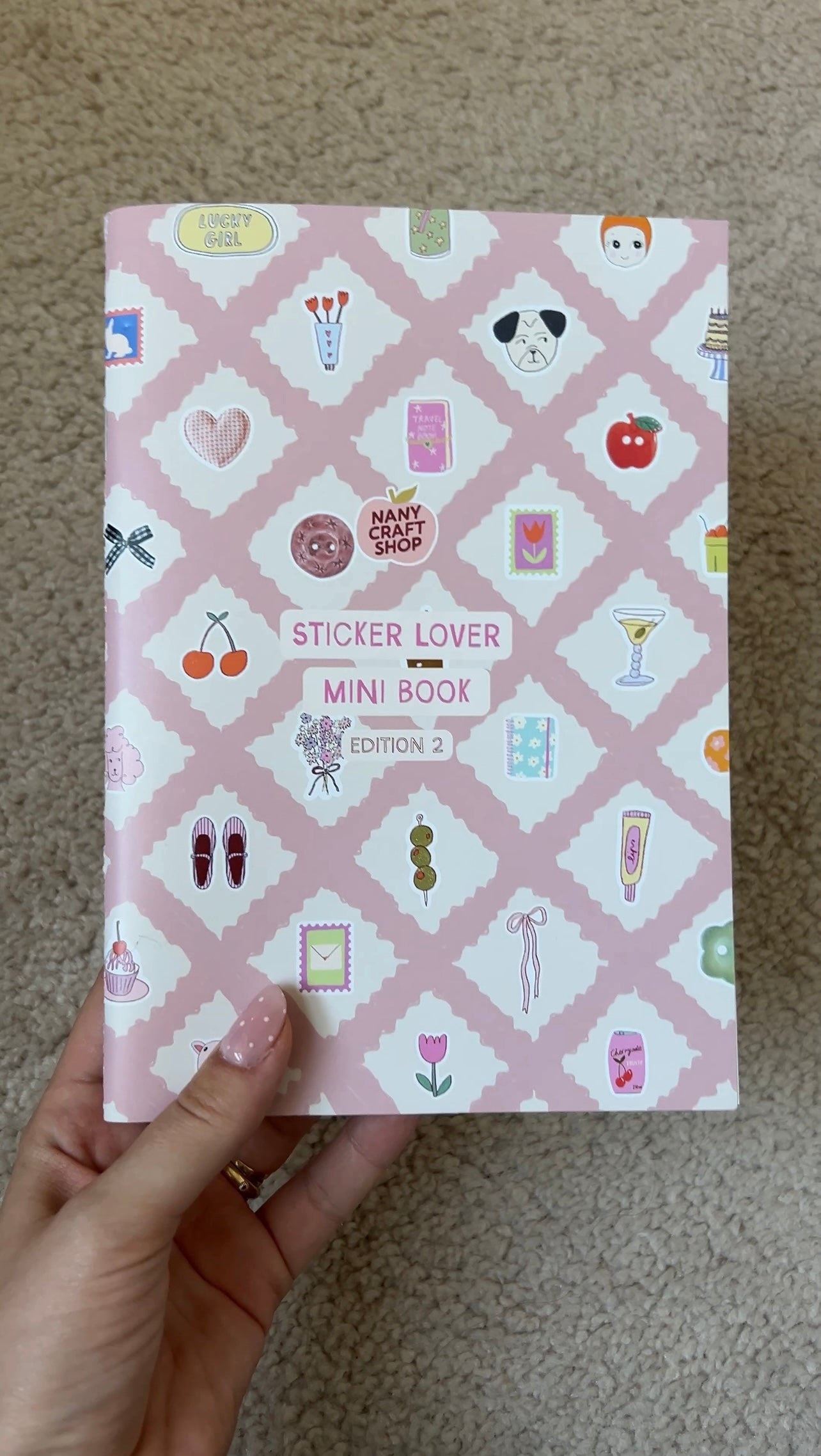 🍎 STICKER LOVER MINI BOOK edition 2 🍎carnet de + de 150 stickers A5