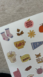 Planche stickers Gilmore Girls inspiration