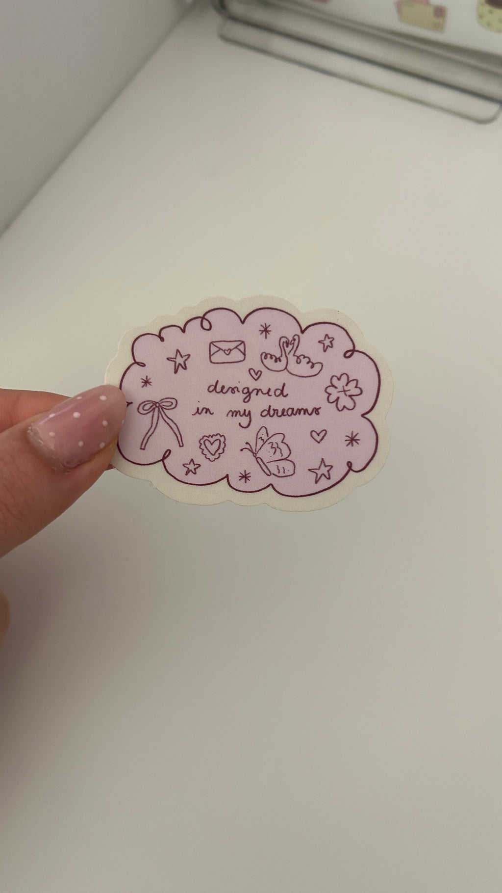 Sticker Designed in my dreams ☁️