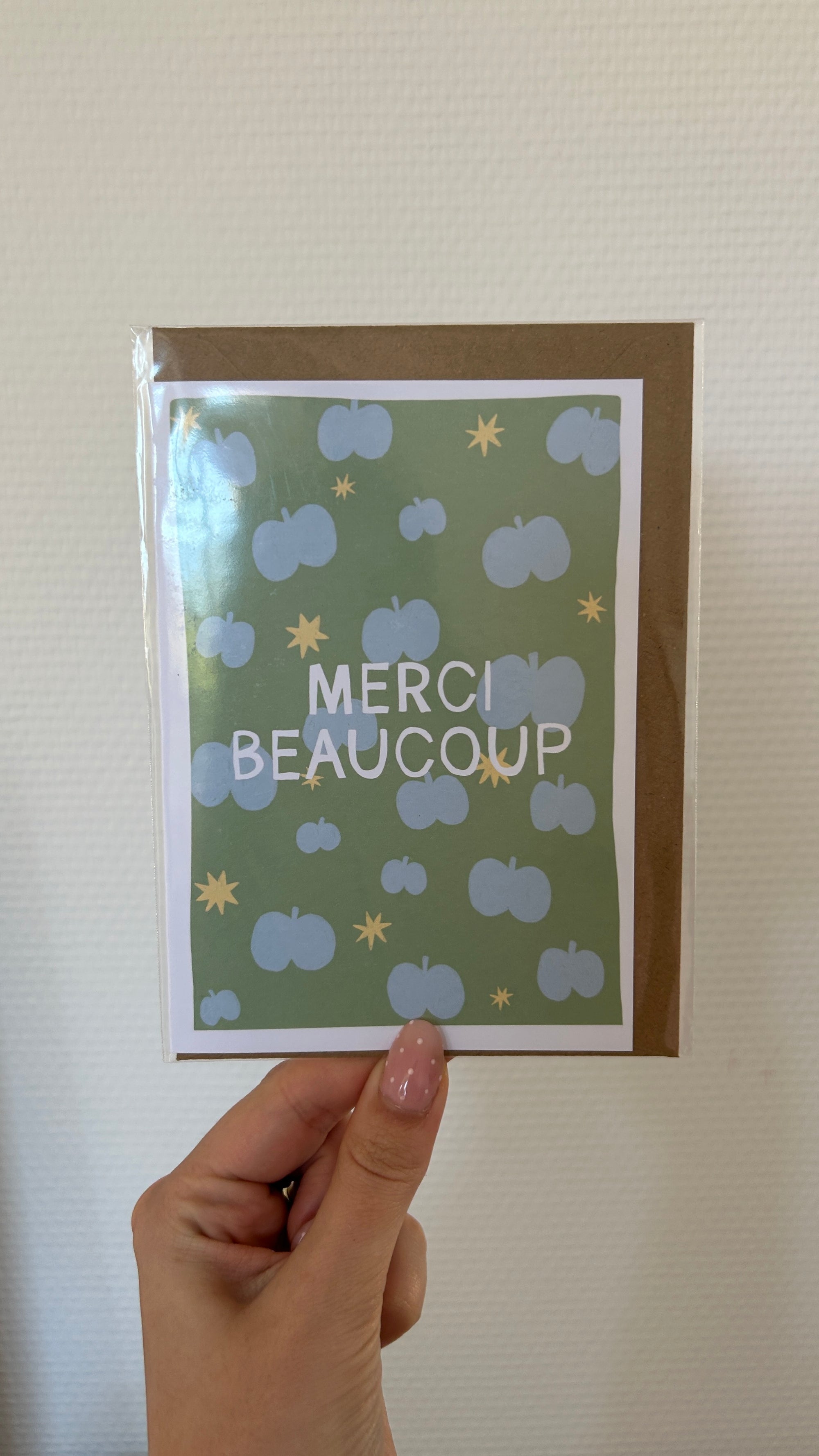 Carte de voeux Merci Beaucoup 🍏
