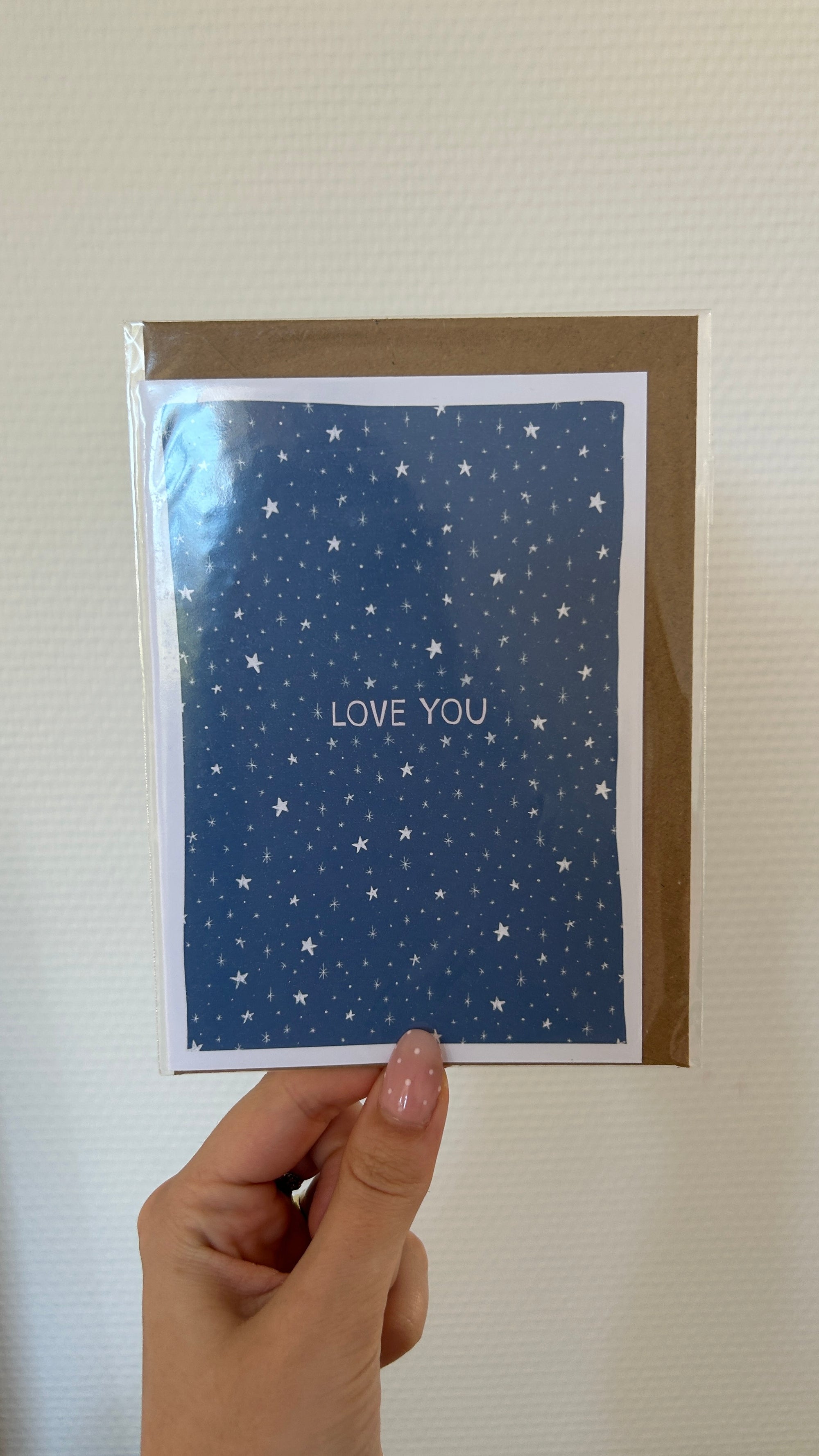 Carte de voeux Love You 💙