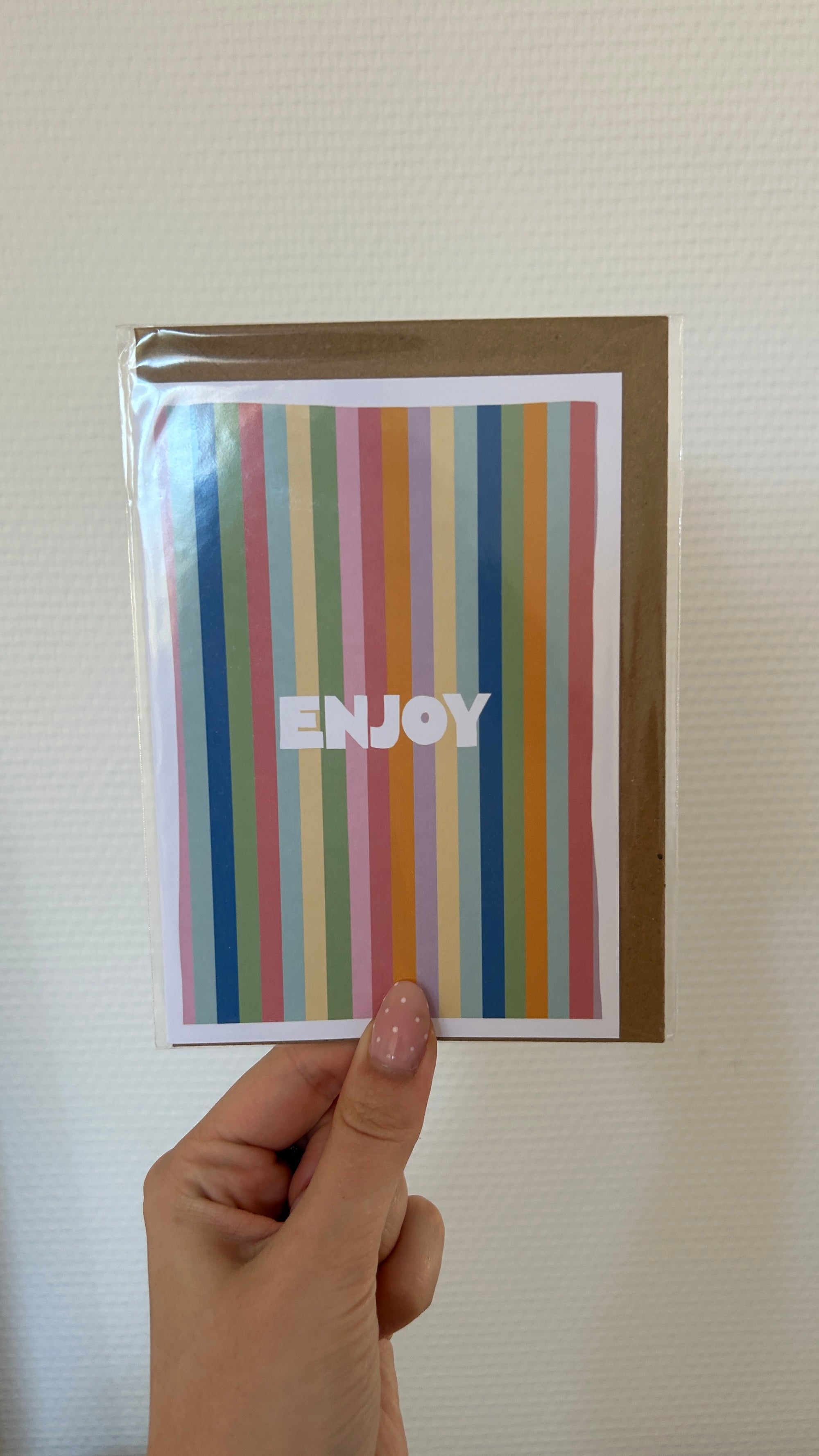 Carte de voeux Enjoy 🌈