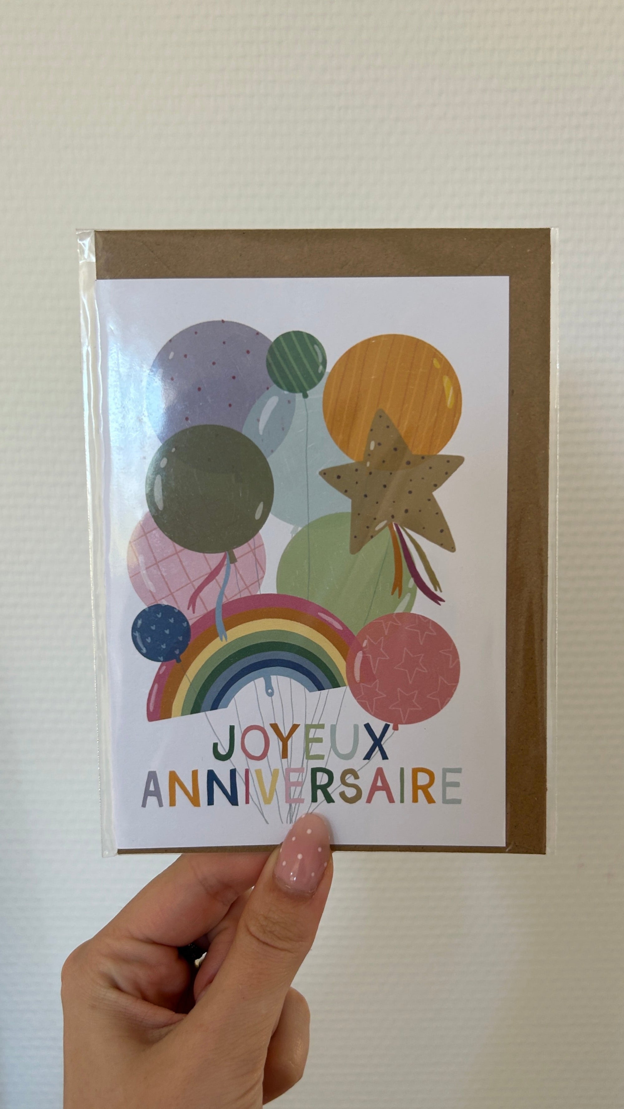 Carte de voeux Anniversaire Ballons 🎈
