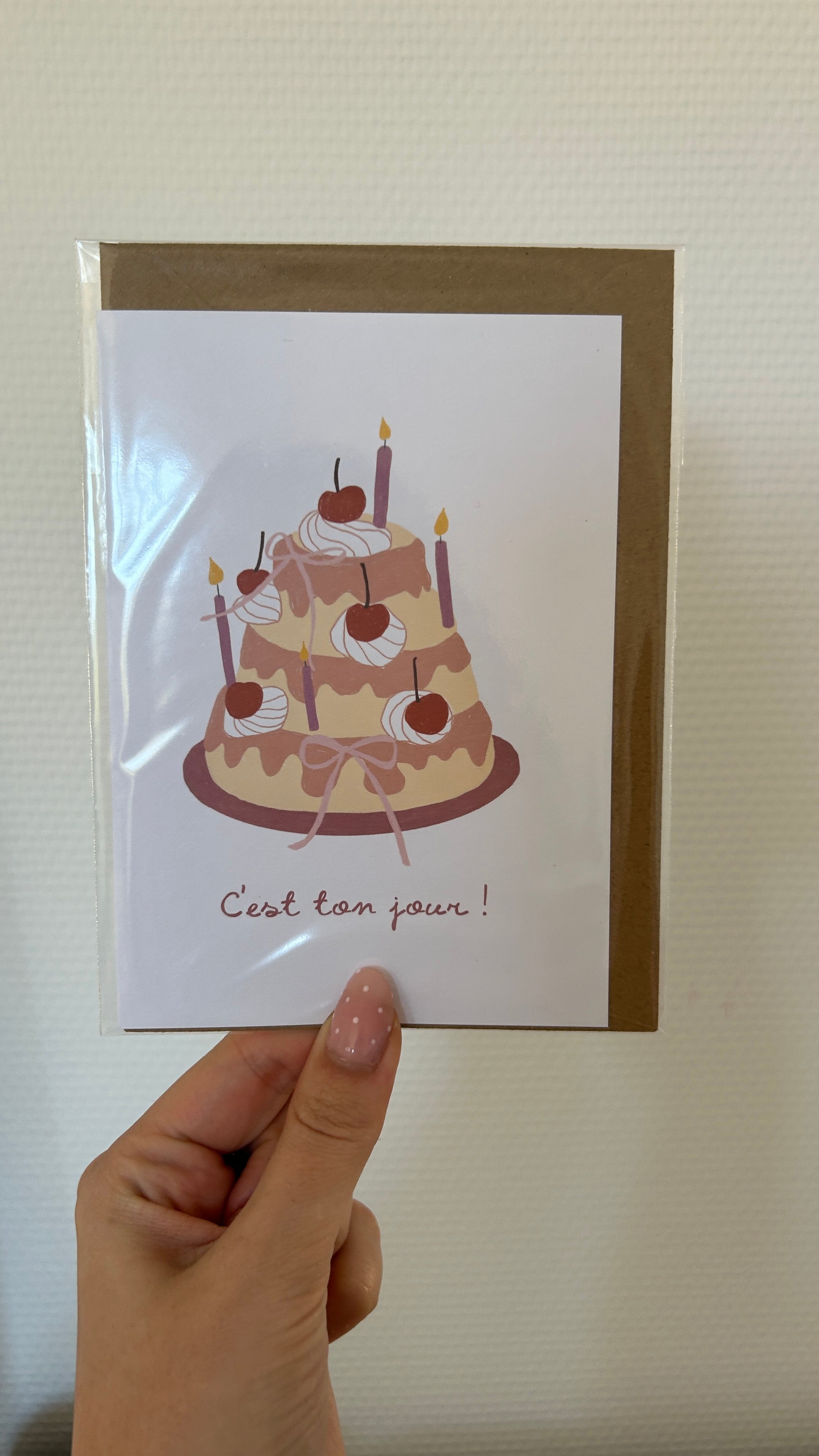 Carte de voeux C'est ton jour 🎂
