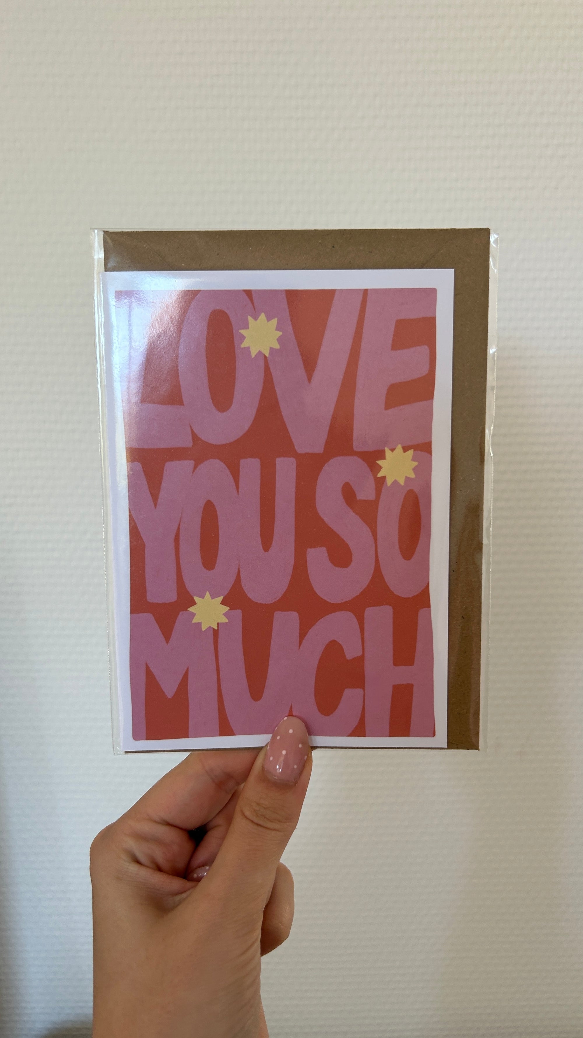 Carte de voeux Love You So Much ❤️