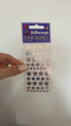 Sticker Magic Mini Étoiles Argent