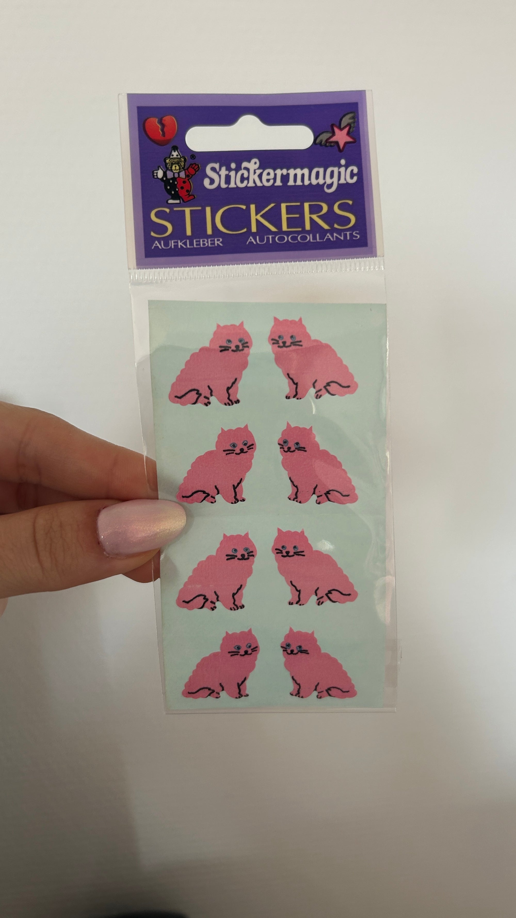 Sticker Magic Chats Rose 🐈