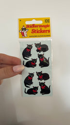 Sticker Magic Chats Noir 🐈‍⬛