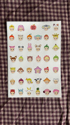 Planche stickers A5 Minis Baby 🐥