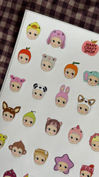 Planche stickers A5 Minis Baby 🐥