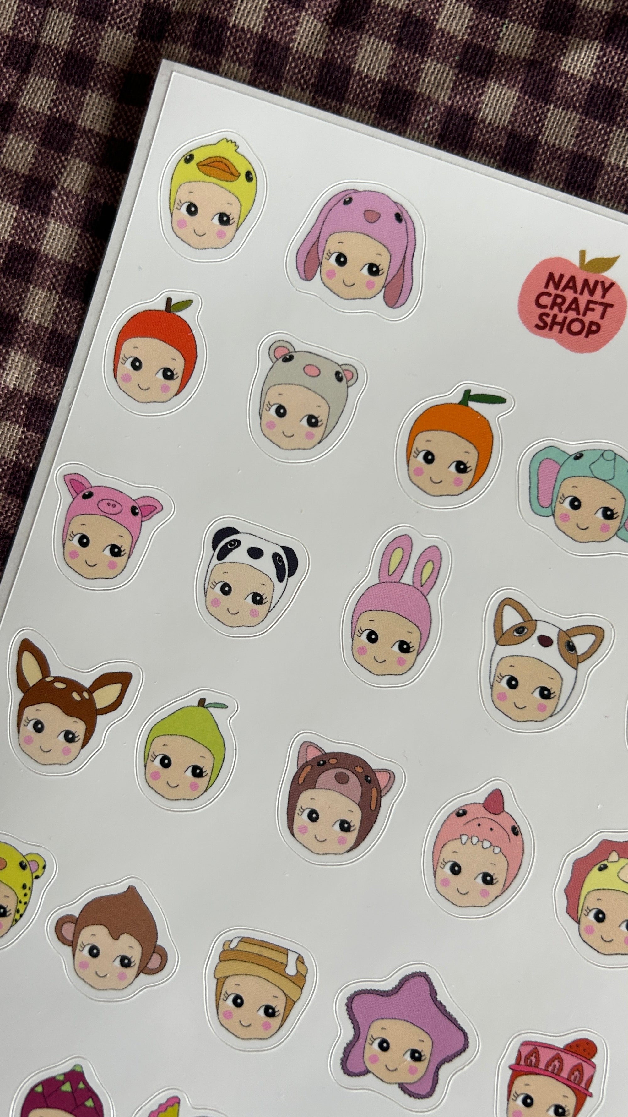 Planche stickers A5 Minis Baby 🐥
