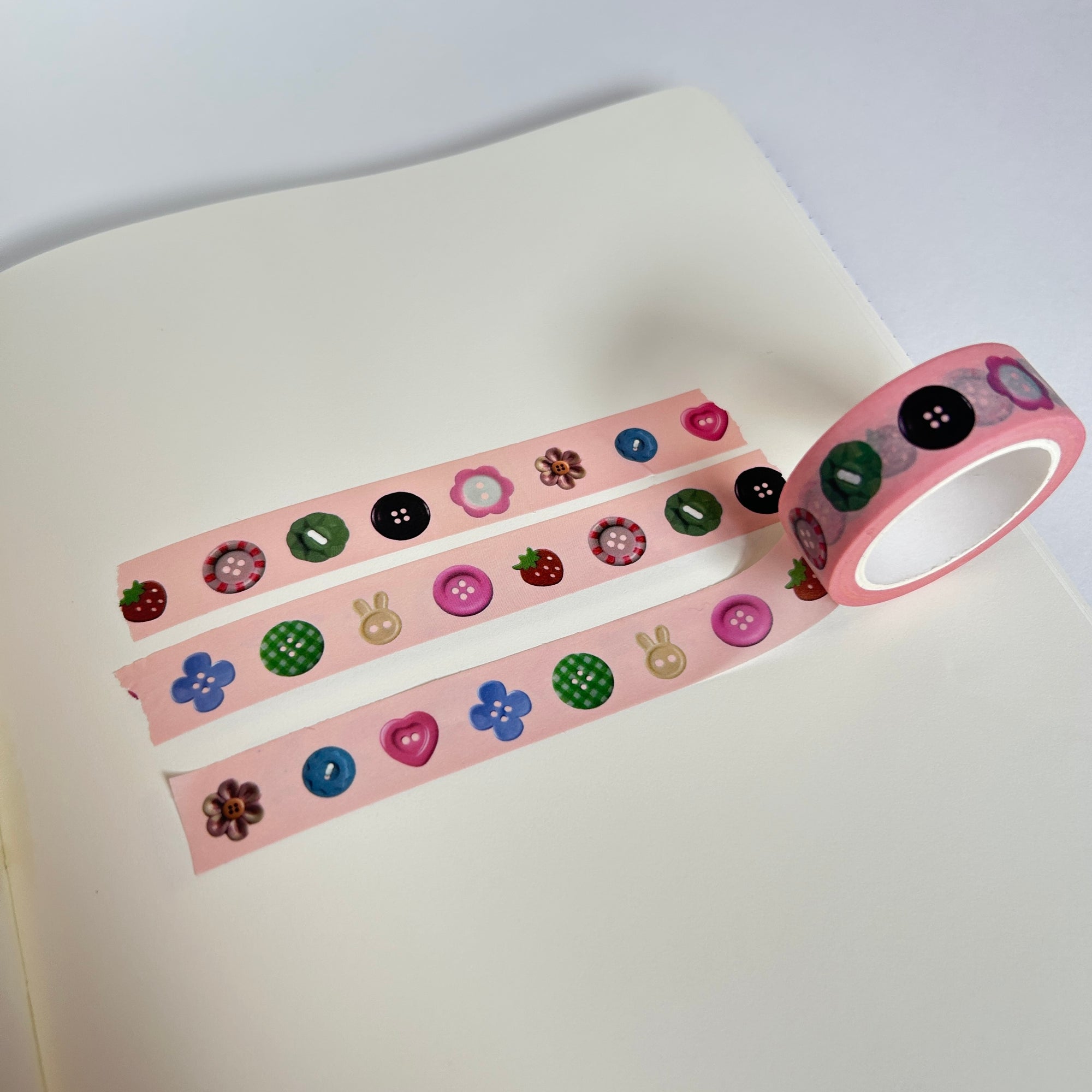 Washi Tape - Boutons