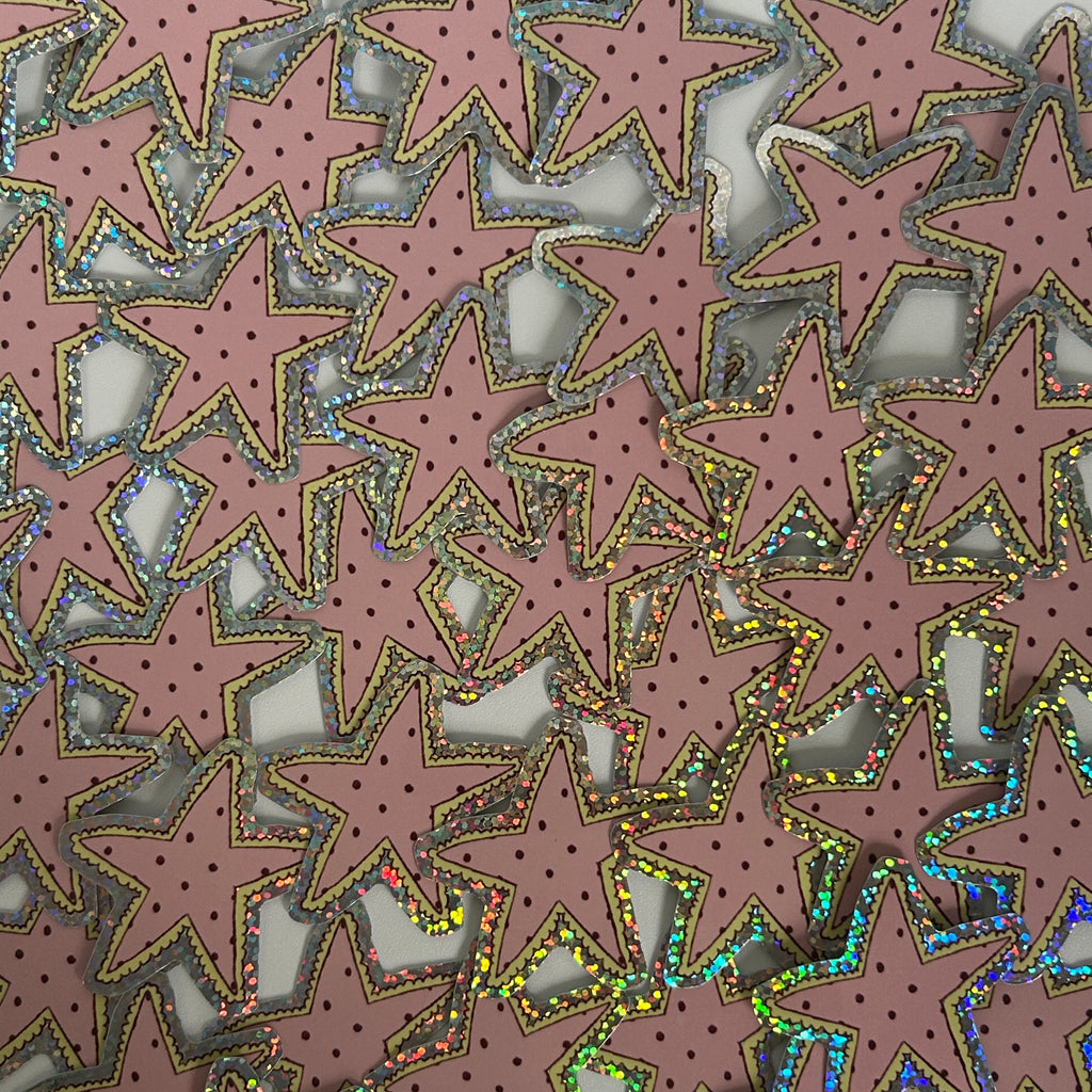 Sticker Étoiles à Pois
