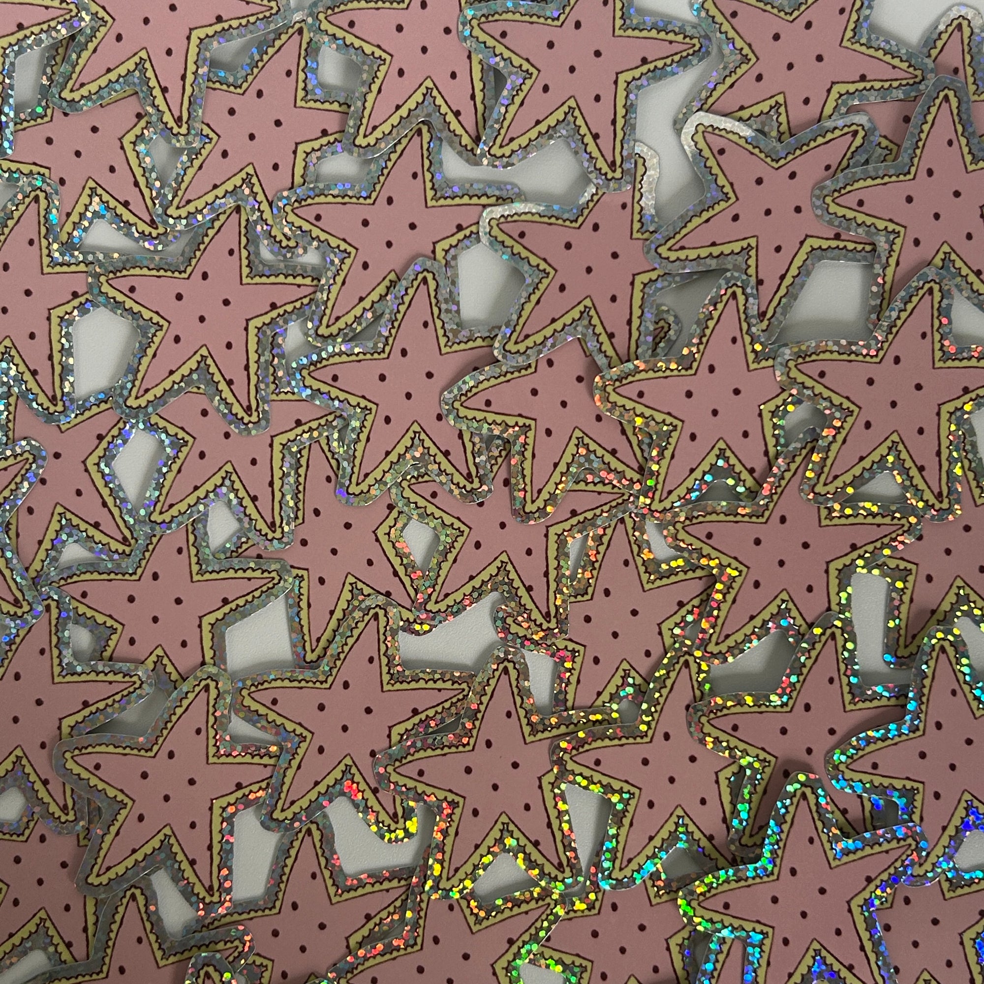 Sticker Étoiles à Pois