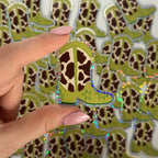 Sticker Botte Cowgirl Vache