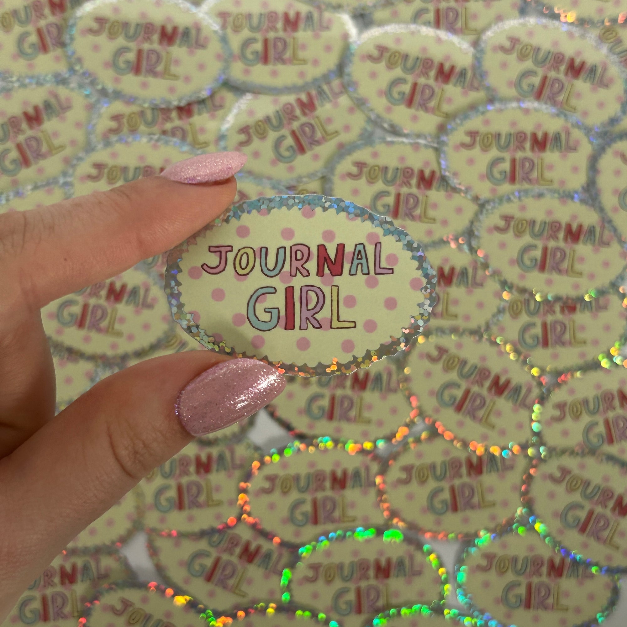 Sticker Journal Girl