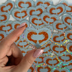 Sticker Coeur Crevettes