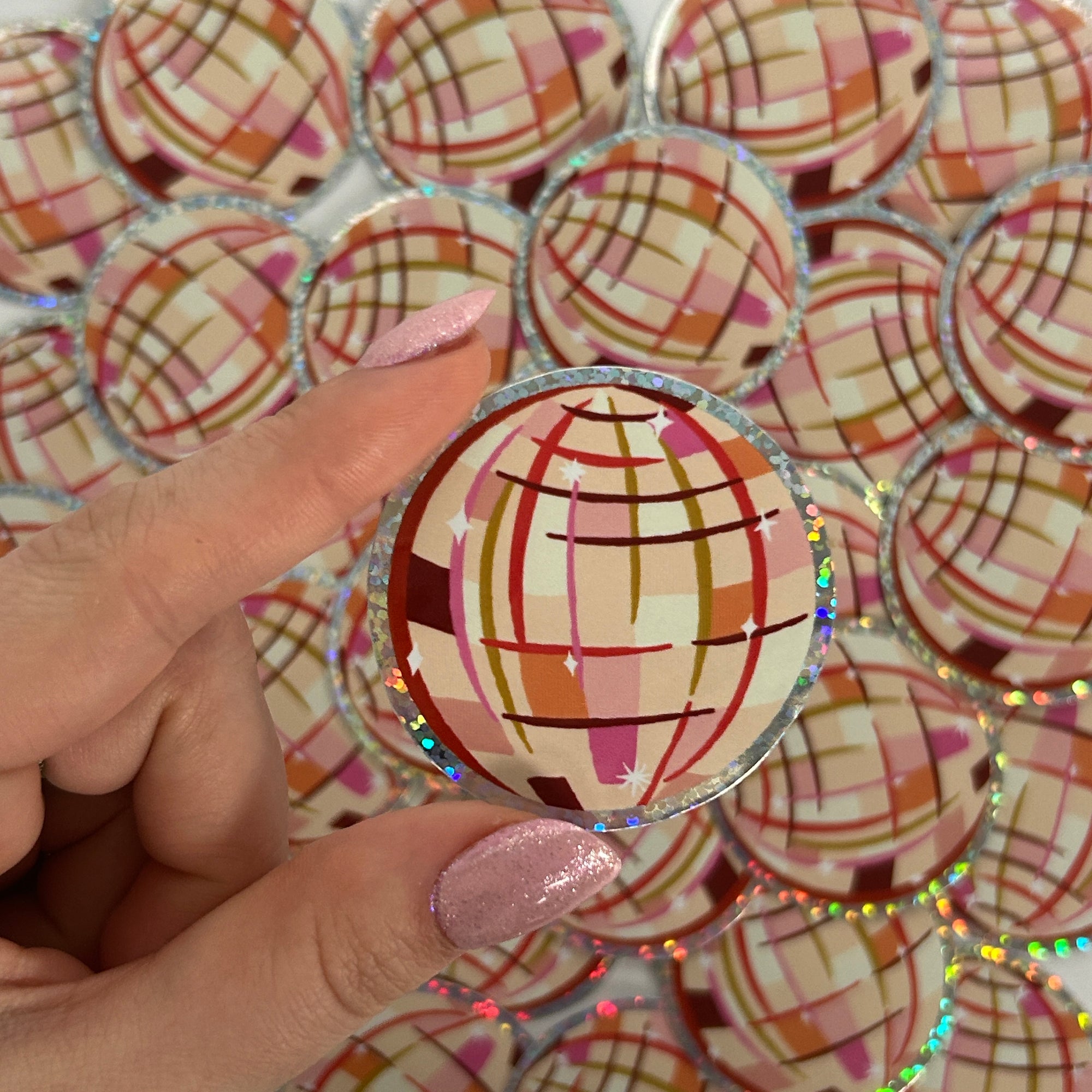 Sticker Boule Disco