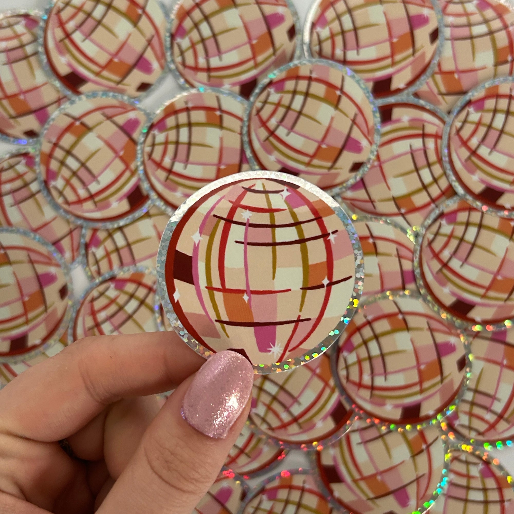 Sticker Boule Disco