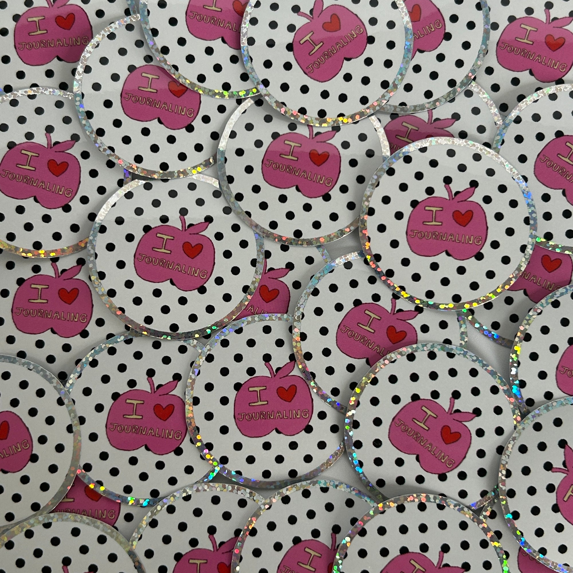 Sticker Journaling à Pois