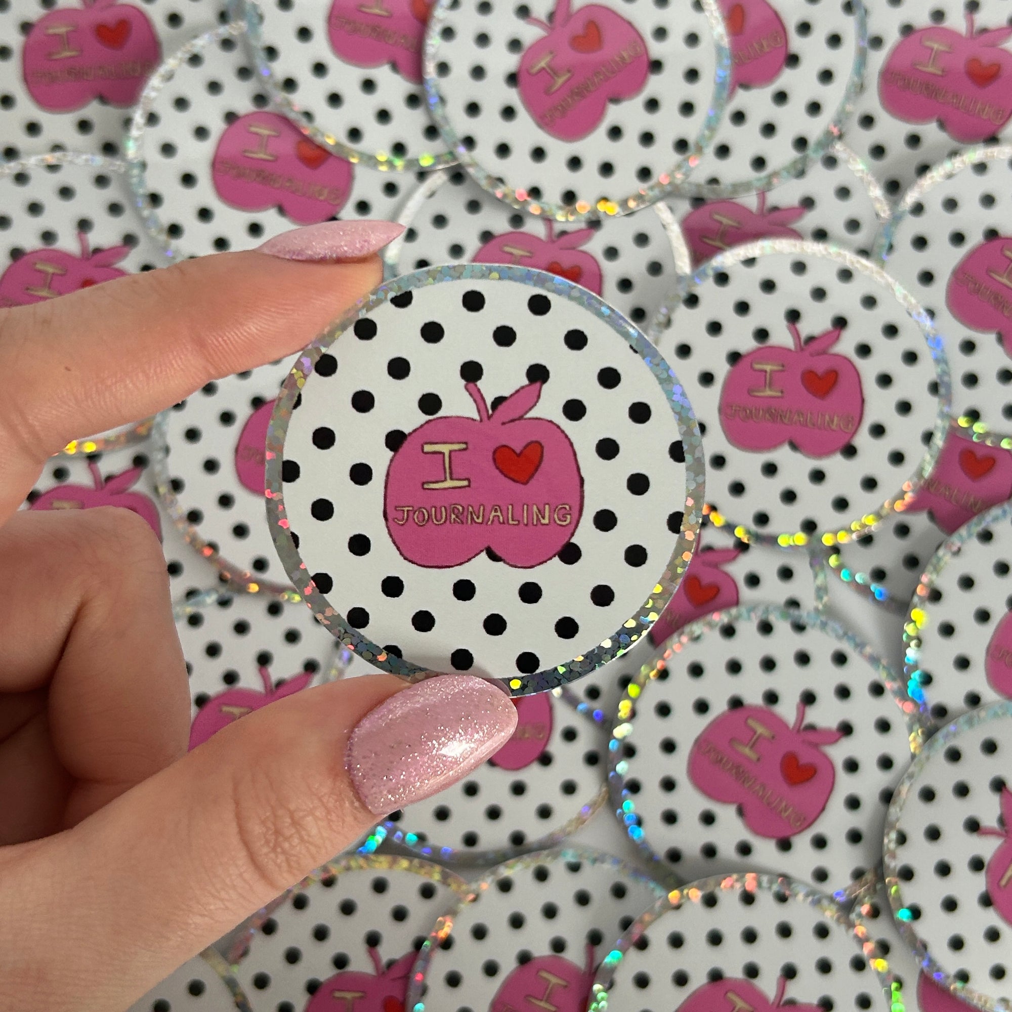 Sticker Journaling à Pois