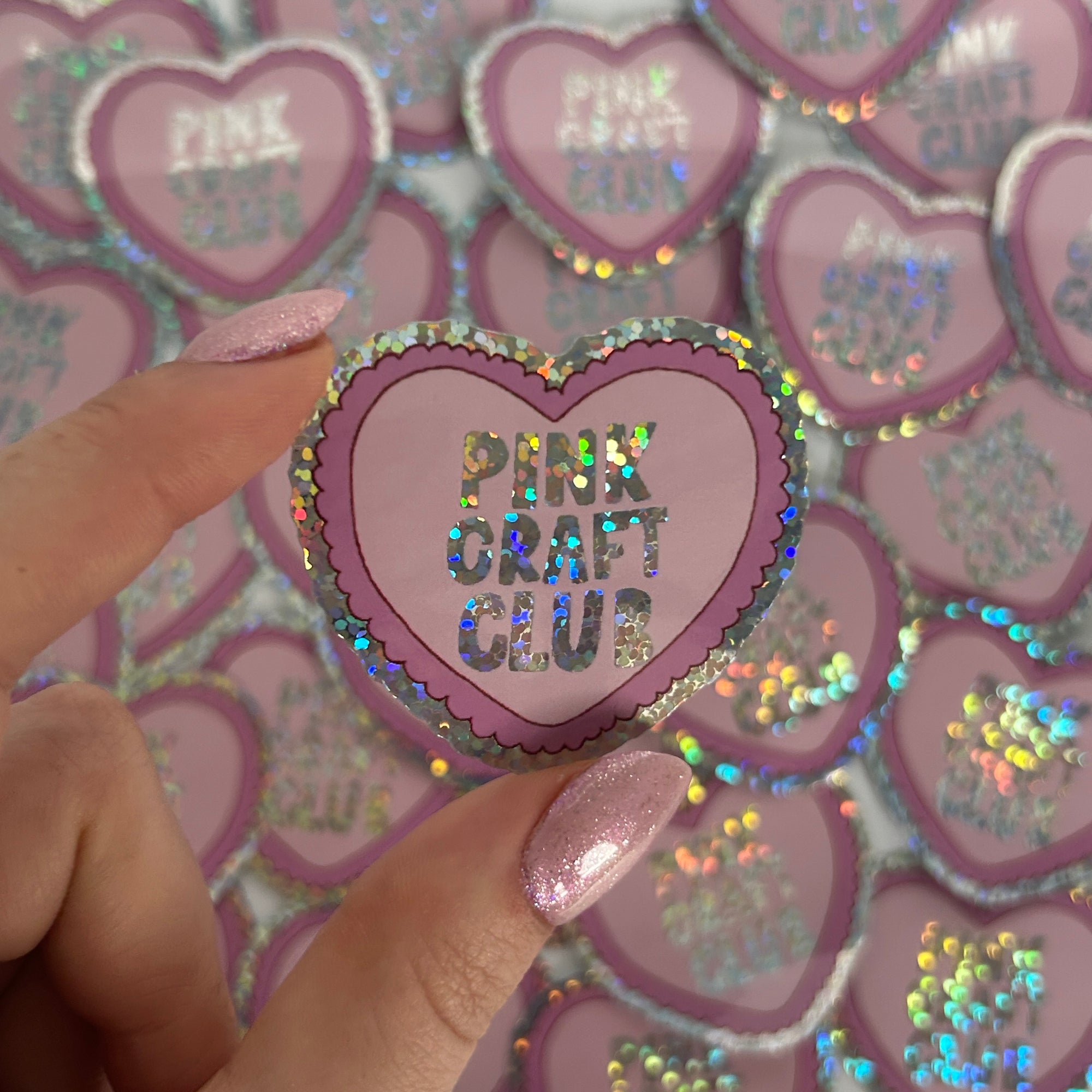 Sticker Pink Craft Club