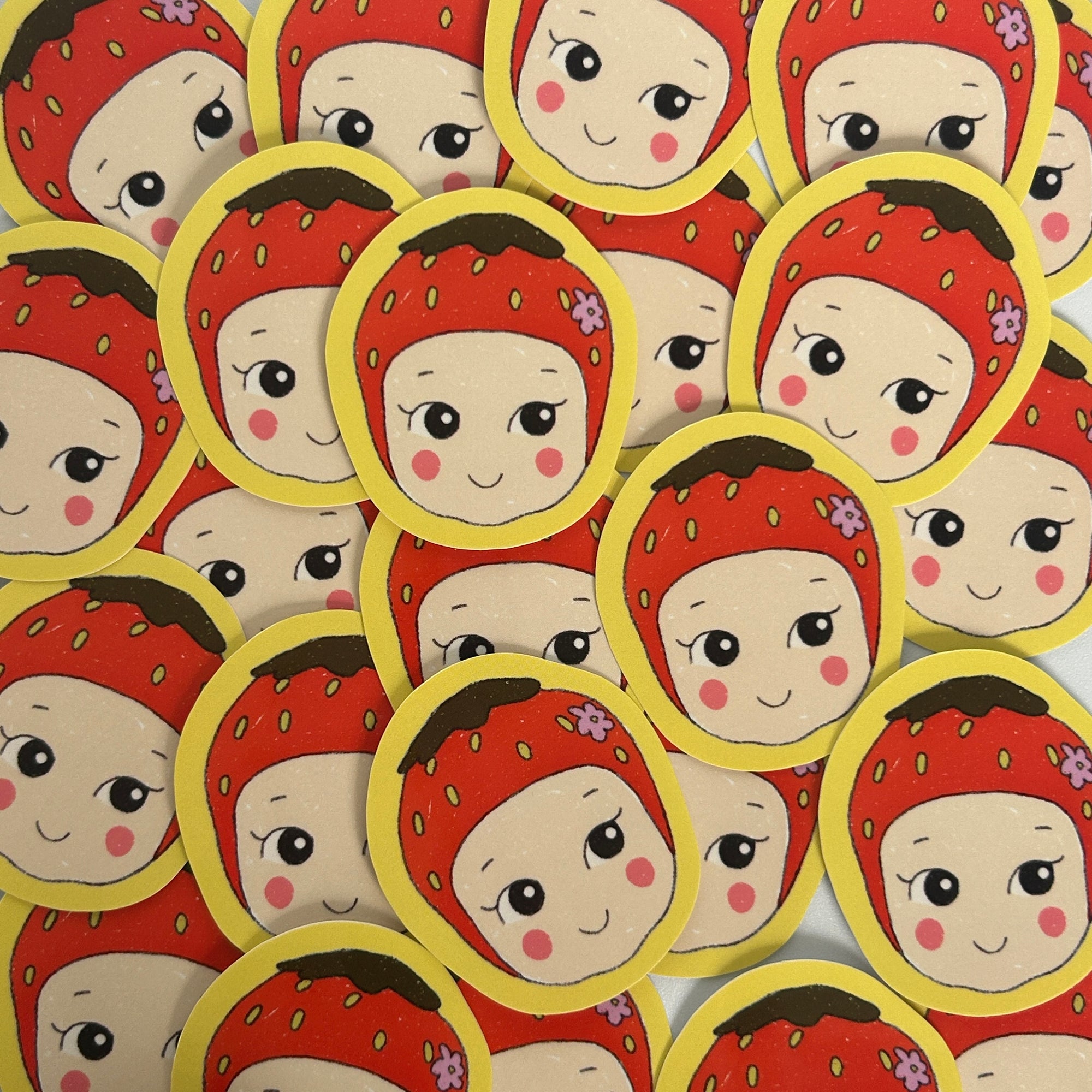 Sticker Baby Framboise