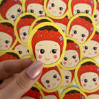 Sticker Baby Framboise