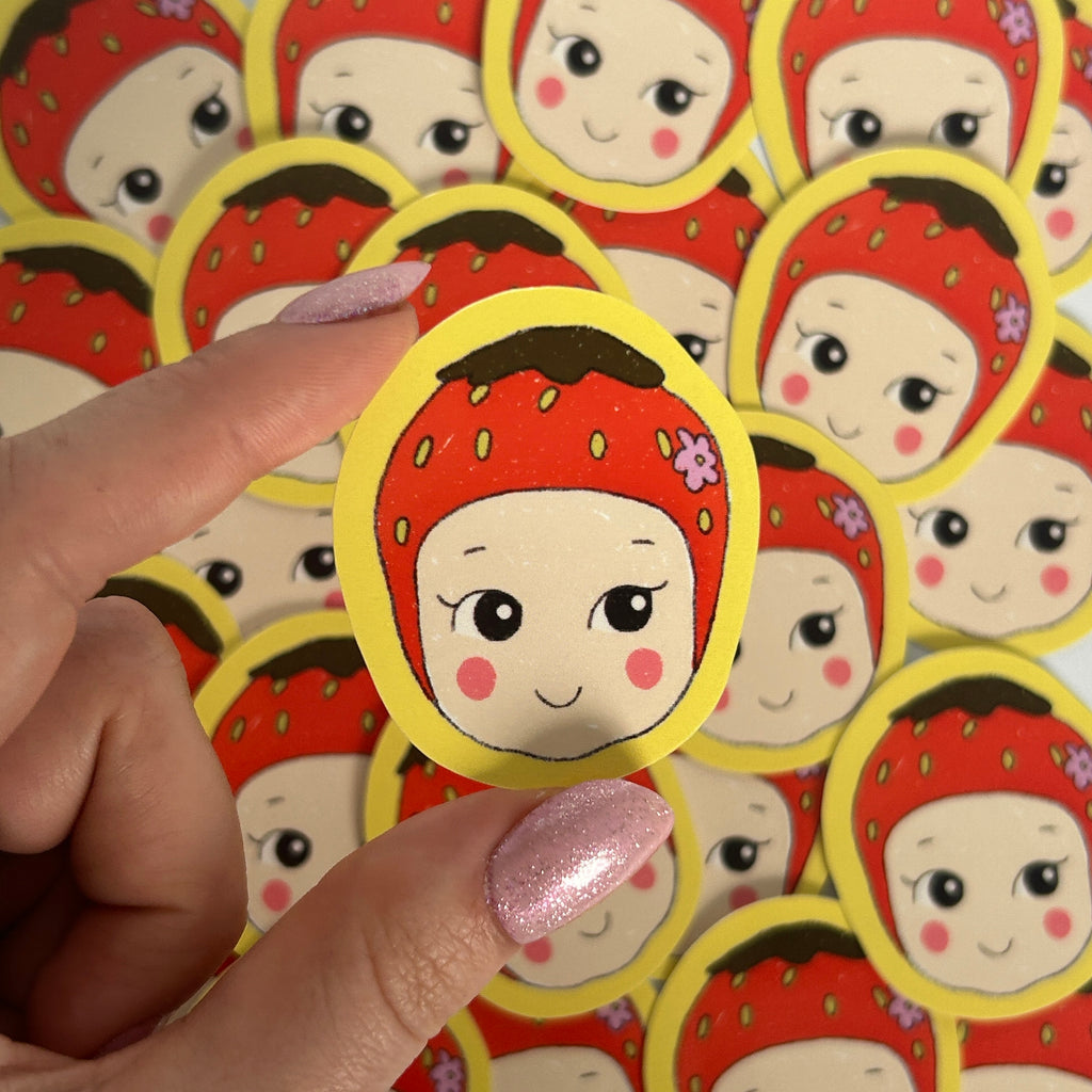 Sticker Baby Framboise