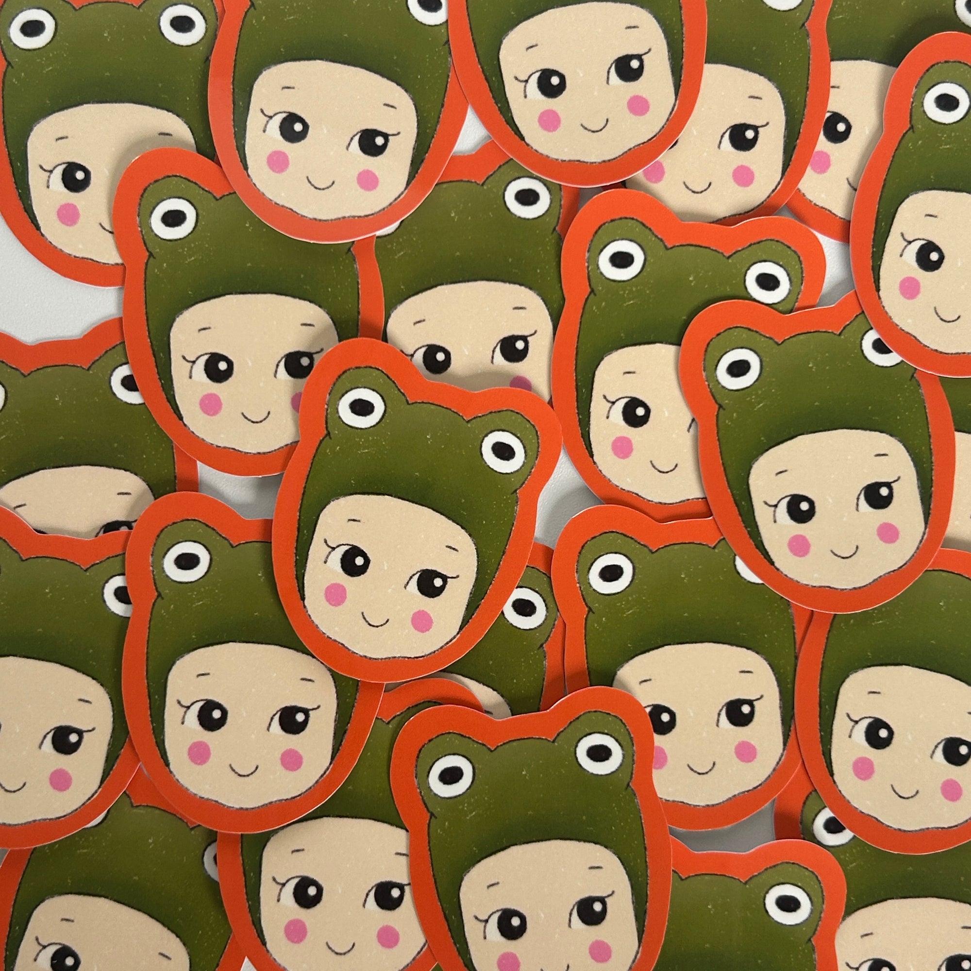 Sticker Baby Grenouille