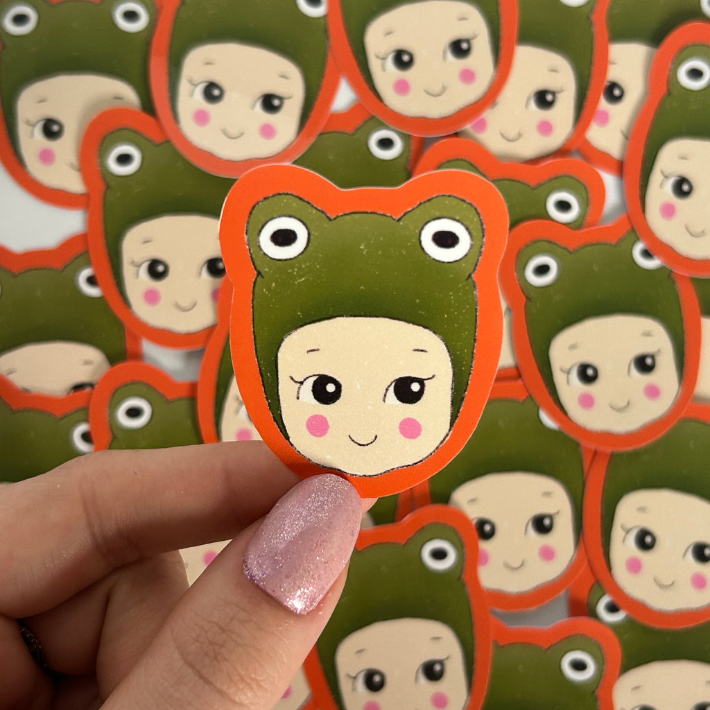 Sticker Baby Grenouille