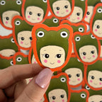 Sticker Baby Grenouille