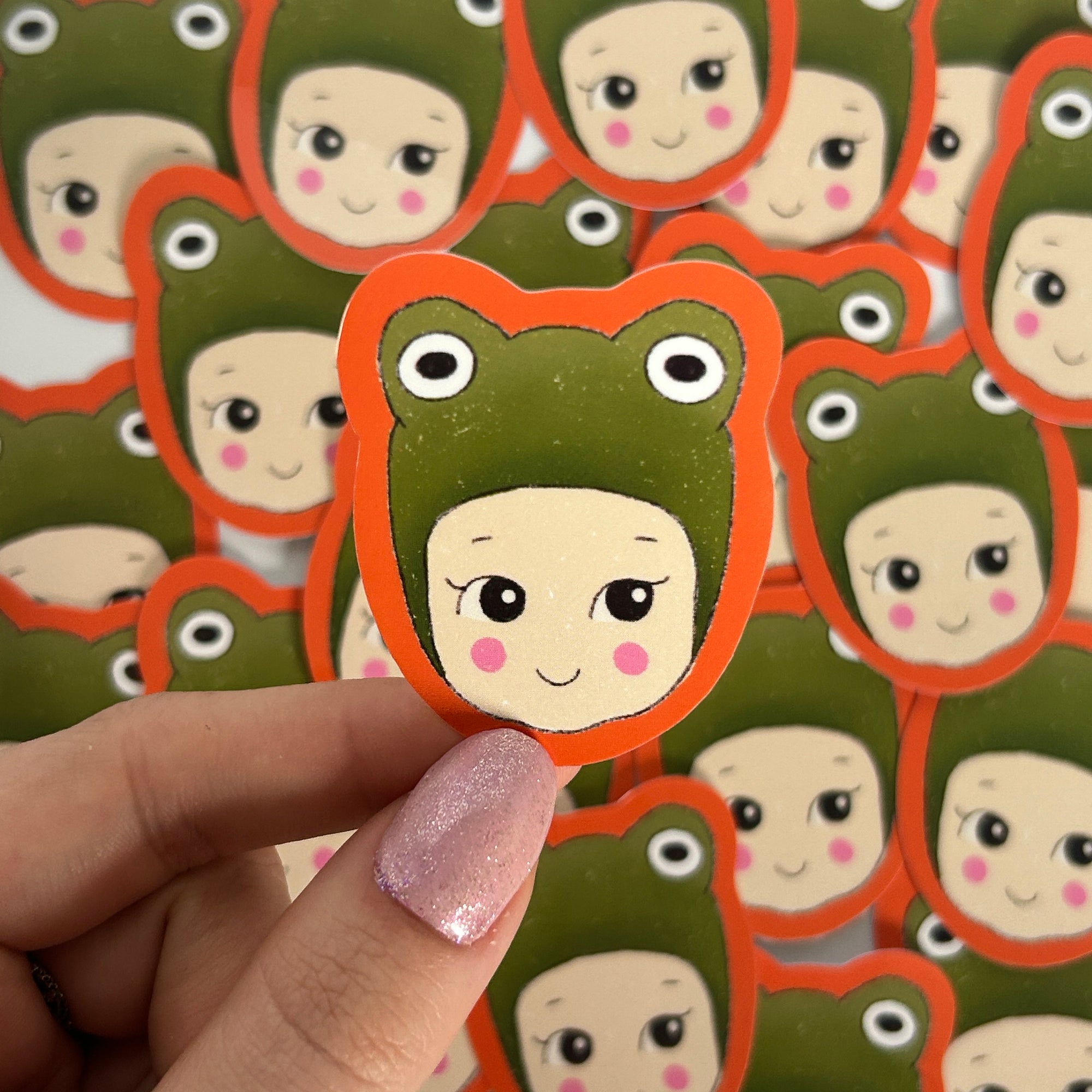 Sticker Baby Grenouille